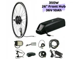 TDR 350W 26" Front Hub 36V 10Ah Battery Electric Bike Conversion Kit