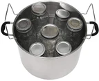 (Jar Dividers) - Stainless Steel Canning Rack, With Jar Dividers, By Victorio Vkp1057