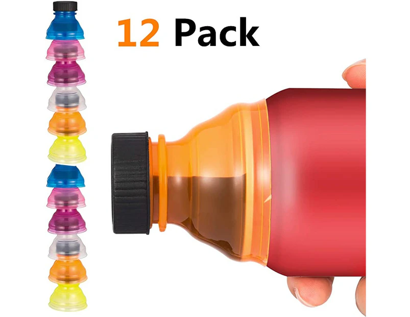 12 PCS Can Covers, Clear Soda Can Lids Cover Top For Soda Beer Energy Drinks Juice Seltzer Reusable Bottle Lid Caps For Fizzy Drink Picnic Accessories Beac