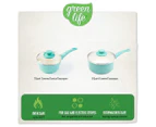 GreenLife 4-Piece Soft Grip Healthy Saucepan Set