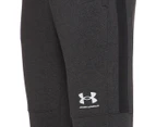 Under Armour Men's Accelerate Off Pitch Trackpants / Tracksuit Pants - Black/Halo Grey