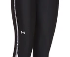Under Armour Women's HeatGear Armour Taped 7/8 Leggings / Tights - Black/White