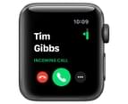 Apple Watch Series 3 (GPS) 38mm Space Grey Case with Black Sport Band 3