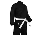 Dragon Karate Uniform (Black) - 8oz [Size:0]