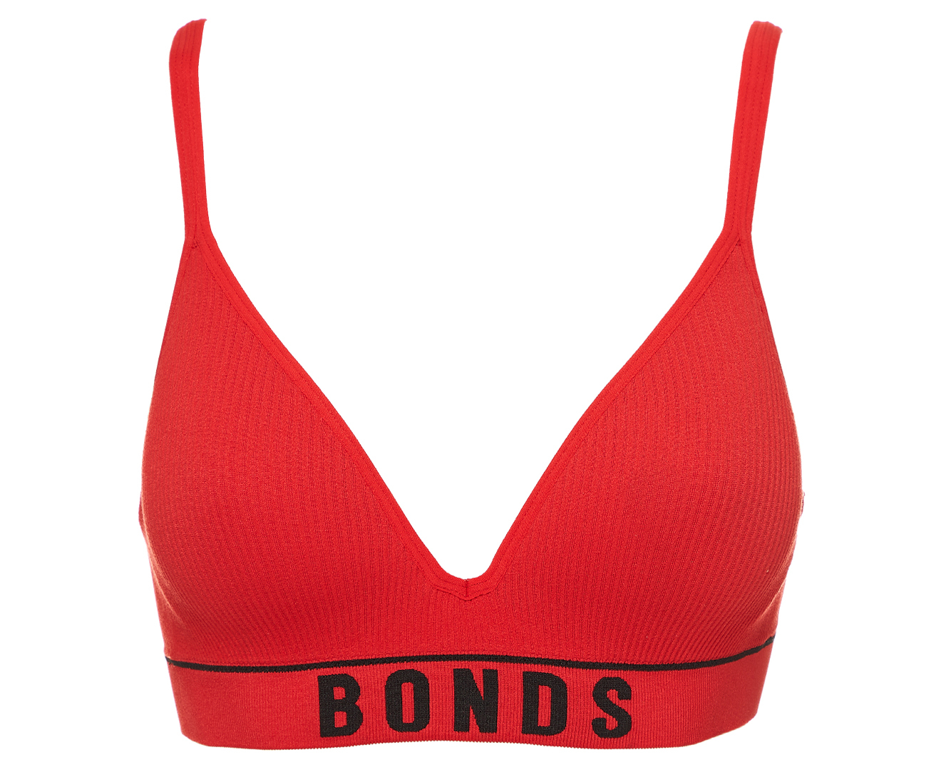 Bonds Women's Retro Rib Wirefree Tee Bra - Heart Beat