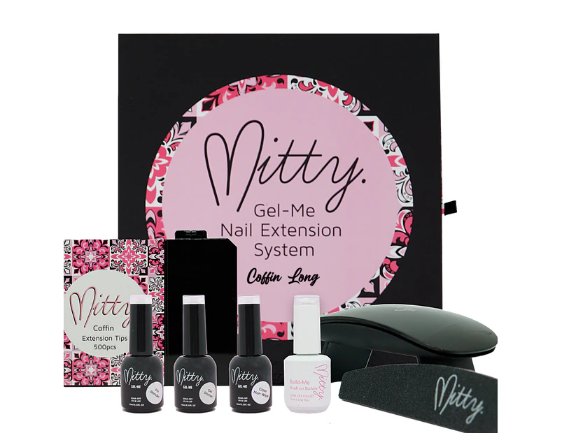 Mitty - Nail Extension Kit Coffin Long