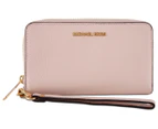 Michael Kors Jet Set Travel Large Phone Case Wristlet - Powder Blush