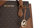 Michael Kors Hope Medium Messenger Bag - Brown Multi