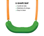 Kahuna Kids 4-Seater Swing Set Purple Green