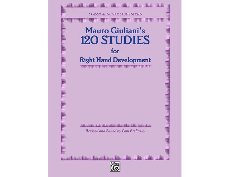 Studies 120 For Right Hand Guitar