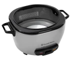 Russell Hobbs Turbo Rice Cooker w/ Lid - Silver/Black RHRC20
