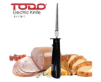 TODO Electric Knife Carving Tool Slicer Electromotion Reamer Meat Bread Cheese Black