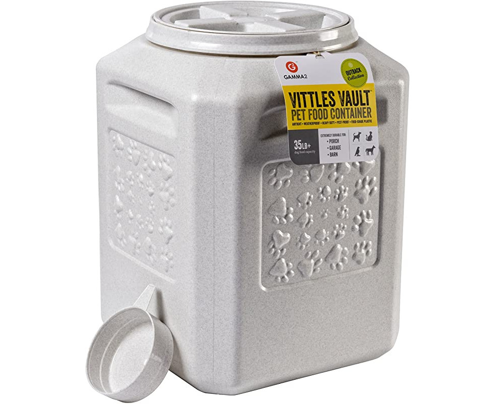 gamma2 vittles vault home stackable pet food storage