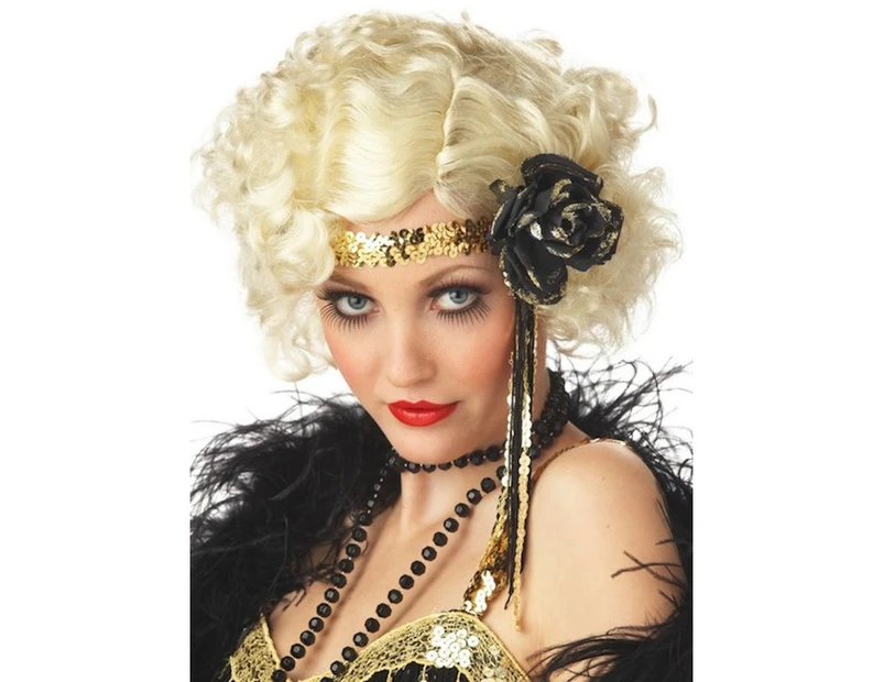 Jazz Baby 1920s Gatsby Blonde Flapper Short Women Costume Wig