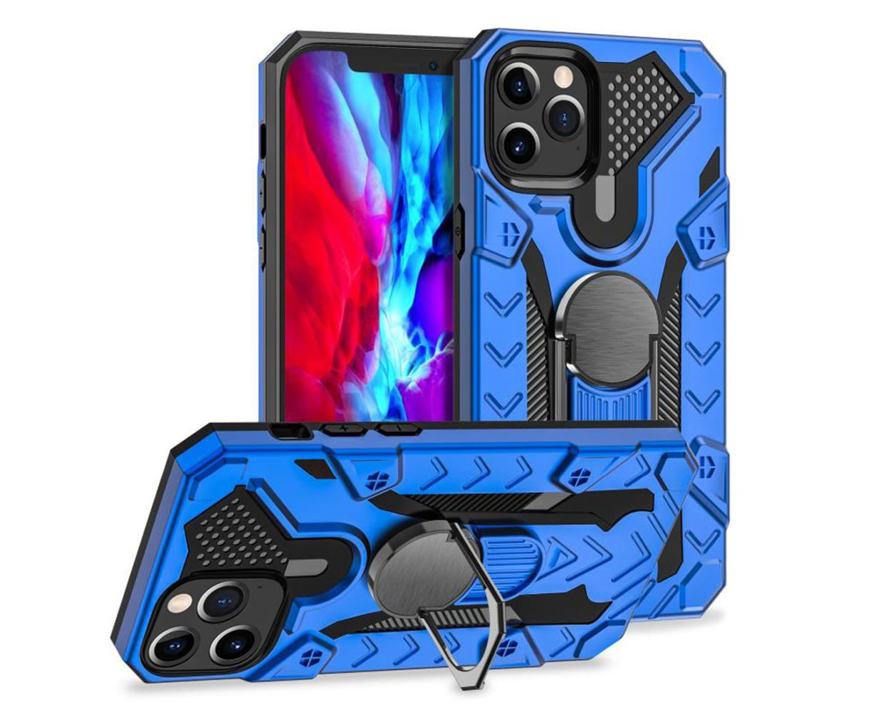 Compatible for iPhone 11 Pro Max 6.5 inch with HD Screen Protector Gritup Military-Grade Shockproof Protective Phone Case with Magnetic Kickstand Ring for iPhone 11 Pro Max Purple 