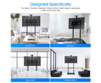 40 to 65 Inch Mobile TV Floor Stand Freestanding Television Bracket Adjustable TV Mount