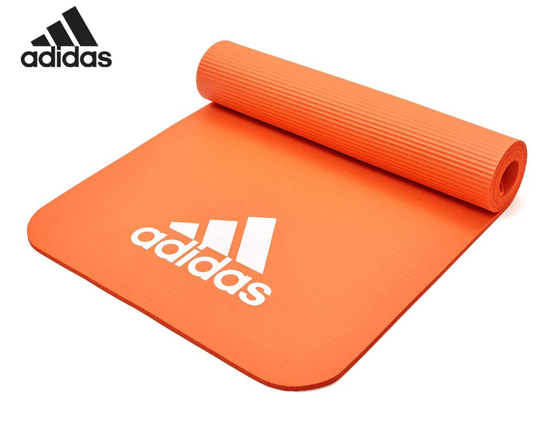 Adidas 7mm Fitness Mat - Solar Red/White