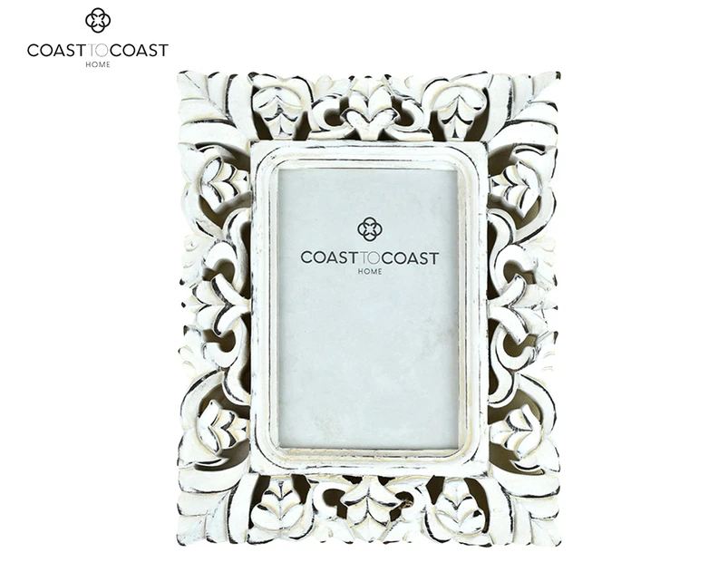 Coast to Coast Home 19x24cm Jasmine Rectangular Photo Frame - Whitewash