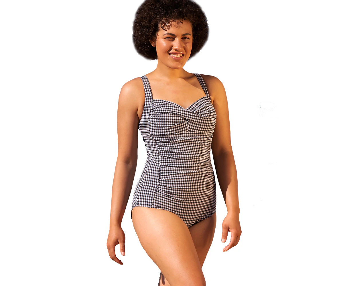 LaSculpte Women's Gingham Tankini Swimwear