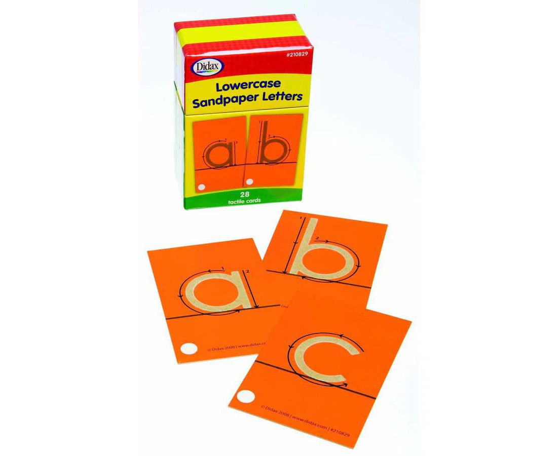 (uppercase) - Sandpaper Tracing Uppercase Letters Set; no. DD-210830