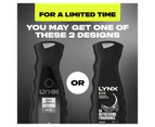 2 x Lynx Black Body Wash Frozen Pear & Cedarwood 400ml