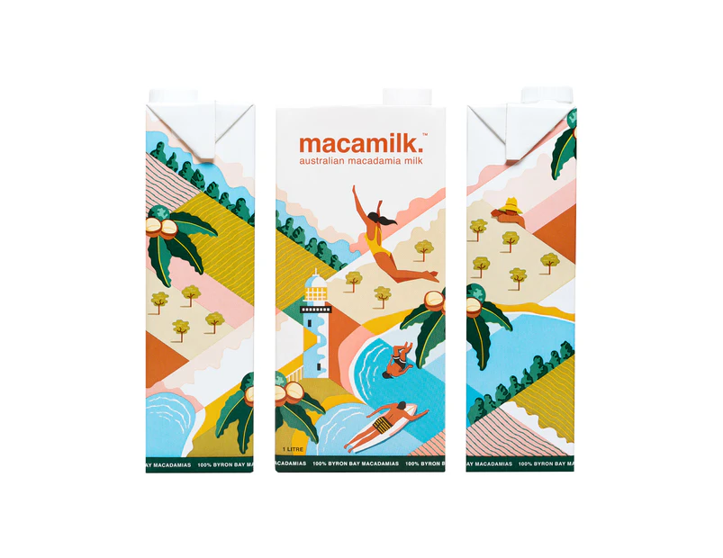Macamilk 5 Pack 100% Australian Made Macadamia Milk.