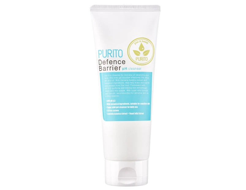 Purito Defence Barrier pH Cleanser 150ml Facial Cleansing Foam + Face Mask
