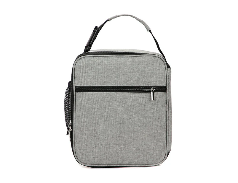 Lunch bag portable cooler bag outdoor picnic lunch box bag-Gray