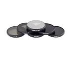 PolarPro 6-Pack Filter Kit DJI Osmo & Inspire1 - X3 & Z3 ND8,16, 32, PL,ND8/PL, ND16/PL - Black