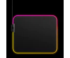 SteelSeries QcK Prism Cloth Medium RGB Gaming Mouse Pad - Black