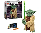 LEGO 75255 Star Wars Yoda Construction Set, Collectable Model with Display Stand, The Attack of the Clones Collection
