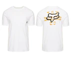Fox Men's Top Coat Premium Pocket Tee / T-Shirt / Tshirt - Optic White