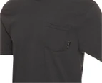 Fox Men's Top Coat Premium Pocket Tee / T-Shirt / Tshirt - Black Vintage