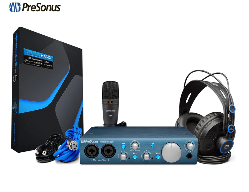 PreSonus AudioBox iTwo Studio Hardware/Software Recording Kit