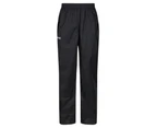 Regatta Great Outdoors Mens Classic Pack It Waterproof Overtrousers (Black) - RG902