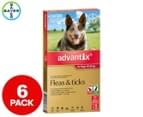 Advantix Flea & Tick Treatment For Dogs 10-25kg 6pk 1