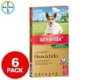 Advantix Flea & Tick Treatment For Dogs 0-4kg 6pk 1