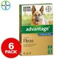 Advantage Flea Treatment For Dogs 25kg+ 6pk 1