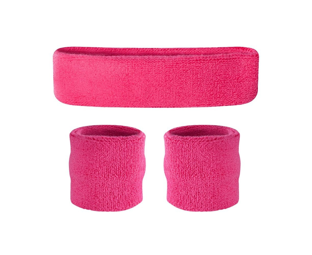 neon pink sweatbands