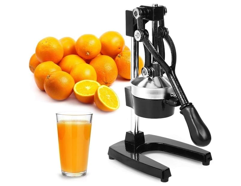 black ChenLee Newly Stainless Steel Manual Juicer Lemon Press Squeezer,Heavy Duty Alloy Hand Press Lemon Orange Juicer,Fruit Juicer Citrus Extractor Tool 
