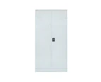 Move Heavy Duty Wardrobe Unit Assembled 1830 X 910 X 450Mm Slver Grey