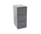 Move Heavy Duty Drawer Filing Cabinet Assembled Graphite Ripple