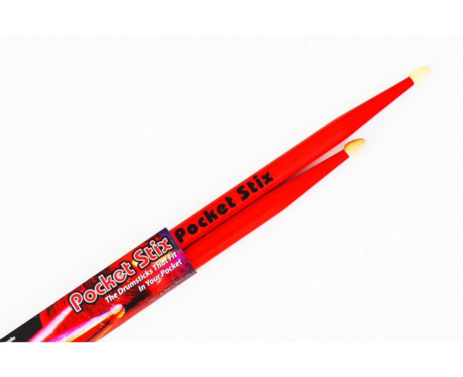 (28cm ., Rockin' Red) - Pocket Stix 28cm Drumsticks for Kids Rockin' Red