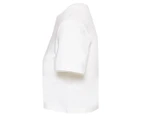 Nike Sportswear Women's Air Short Sleeve Crop Top - White/Black