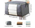 3x Large Clothes Quilt Blanket Storage Bag Horizontal