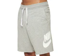 Nike Sportswear Men's Alumni Shorts - Dark Grey Heather/White