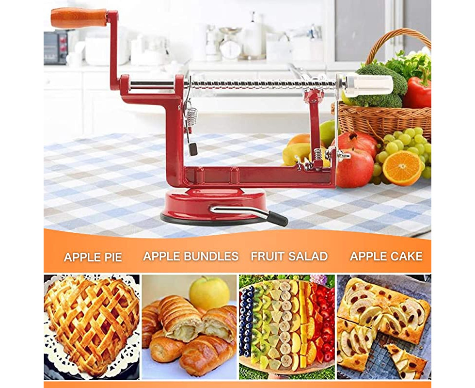 Cast Magnesium Apple/Potato Peeler Corer by Spiralizer, Durable Heavy Duty  Die Cast Magnesium Alloy Peelers