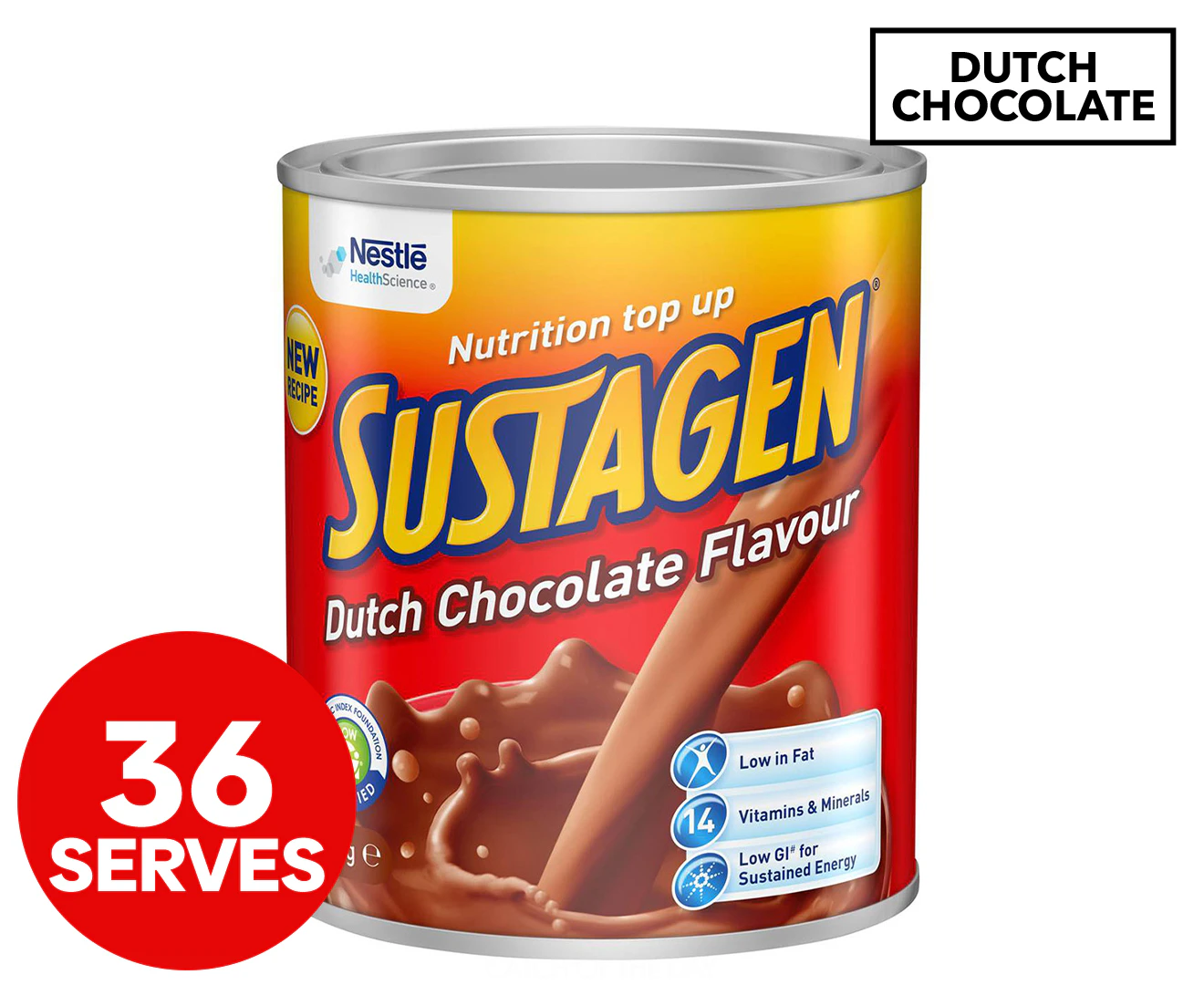 Sustagen Drink Powder Dutch Chocolate 550g