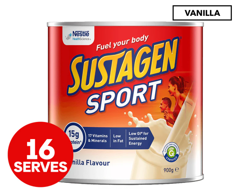 Sustagen Sport Drink Powder Vanilla 900g