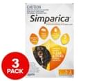 3pk Simparica Flea & Tick Chews For Small Dogs 5.1-10kg 1